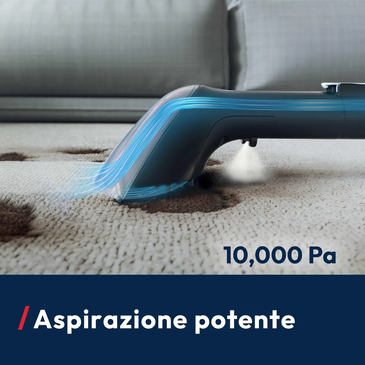Hoover HS5 Spot Cleaner - Lava e Asciuga Tappeti, Divani, Tessuti d'Arredo, Sedili Auto e Vetri, Serbatoio d'Acqua da 1,5L, Compatto, 400W, Ideale per chi ha Animali Domestici