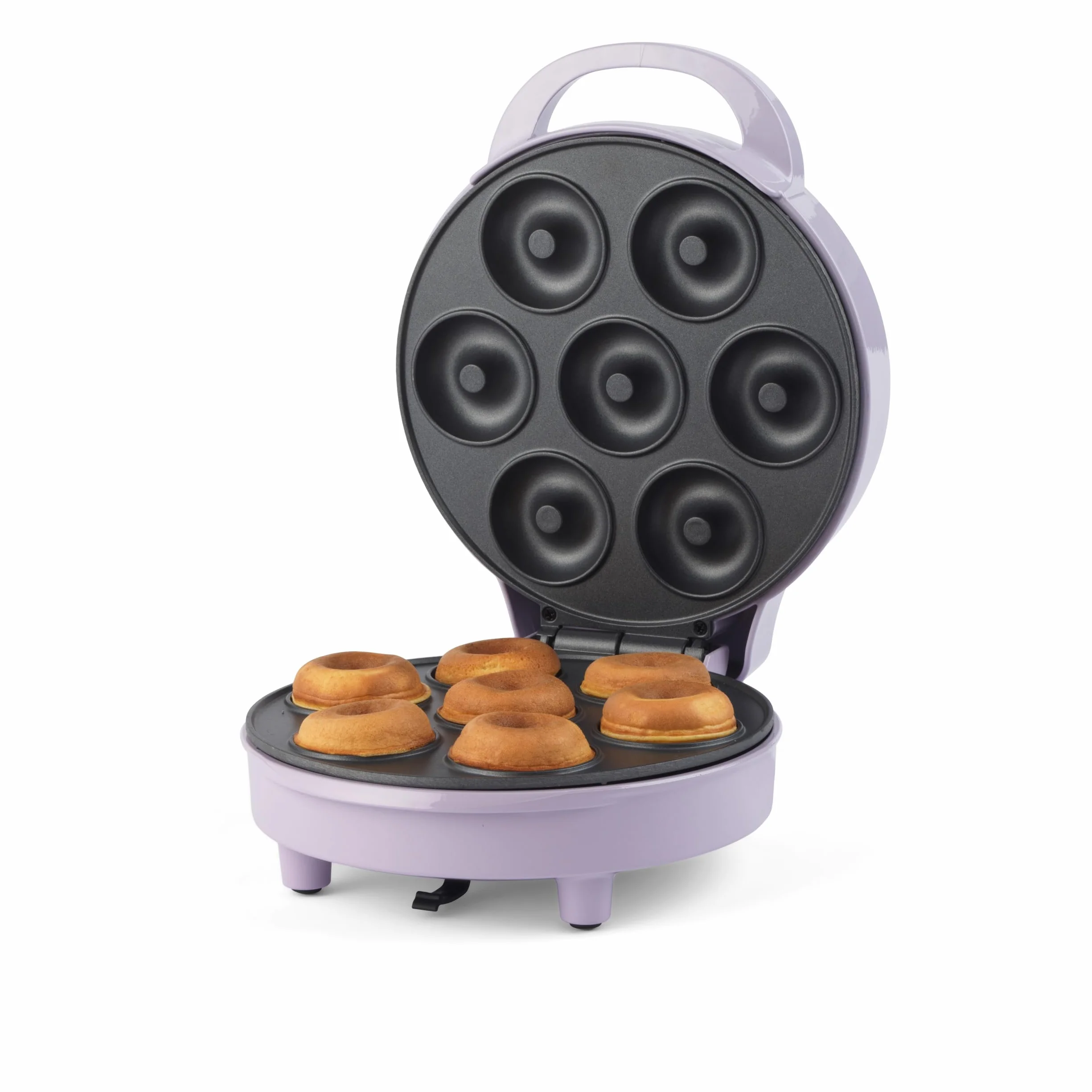 Giles & Posner Mini Doughnut Maker – Piastre di Cottura Antiaderenti per 7 Ciambelle, Macchina per Ciambelle Facile da Pulire, Macchina delle Prelibatezze per Bambini, Spegnimento Automatico, 1000W