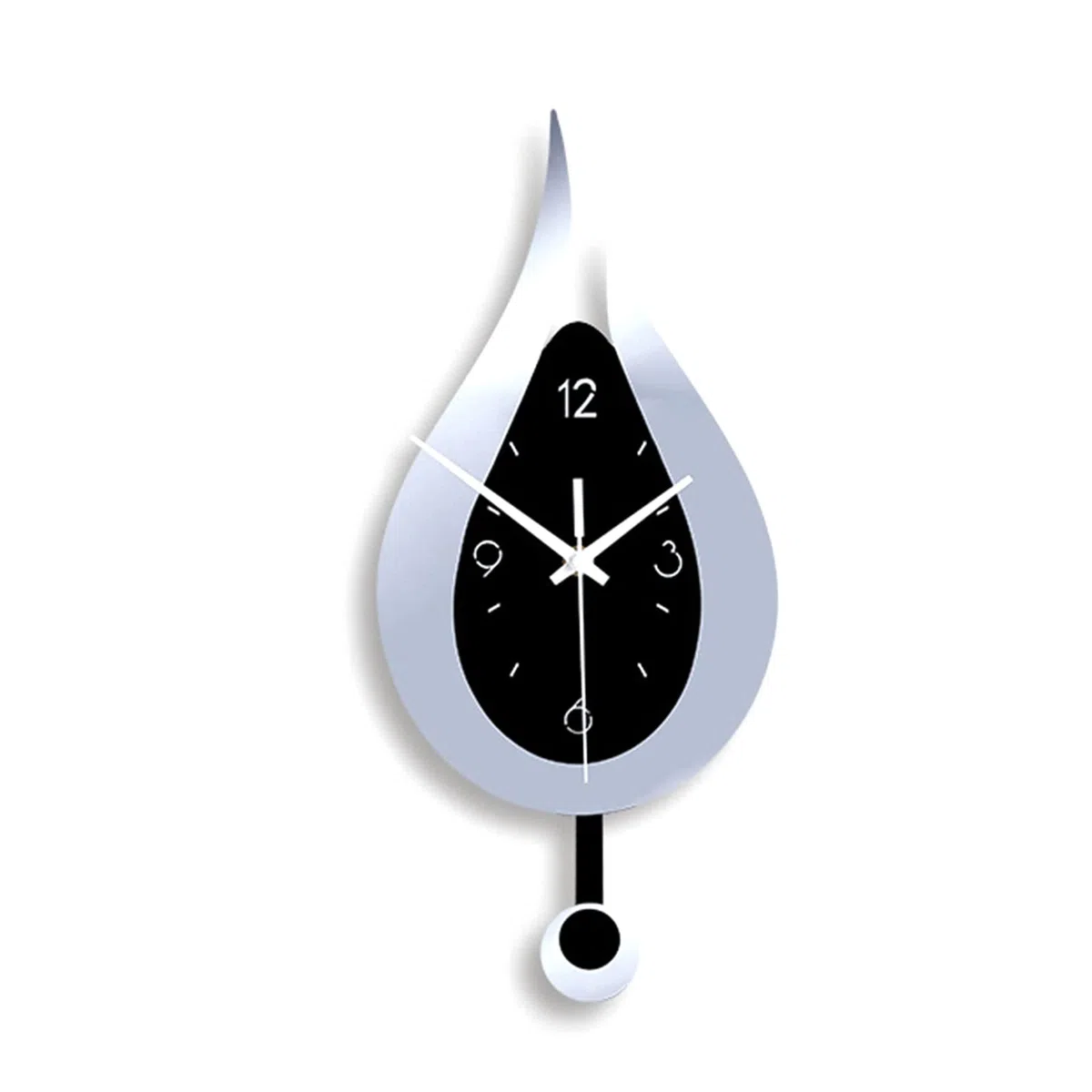 Orologio da Parete dal Design Moderno con Gocce d'Acqua per Orologio a Pendolo Acrilico Creativo