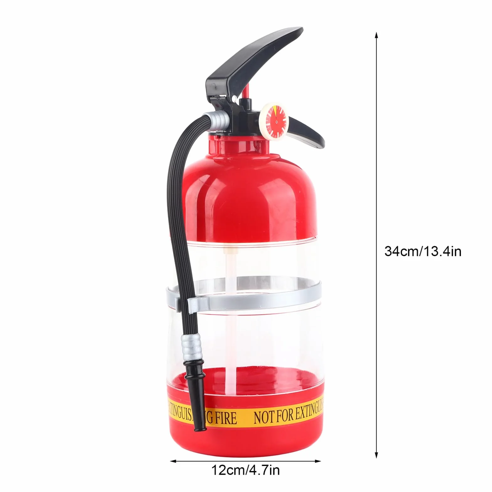 Dispenser di Liquori, Erogatore di Vino Per Bevande Alcoliche, Versatore di Vino Per Birra E Whisky con Forma di Estintore da 2 Litri Per Uso Domestico in Cucina