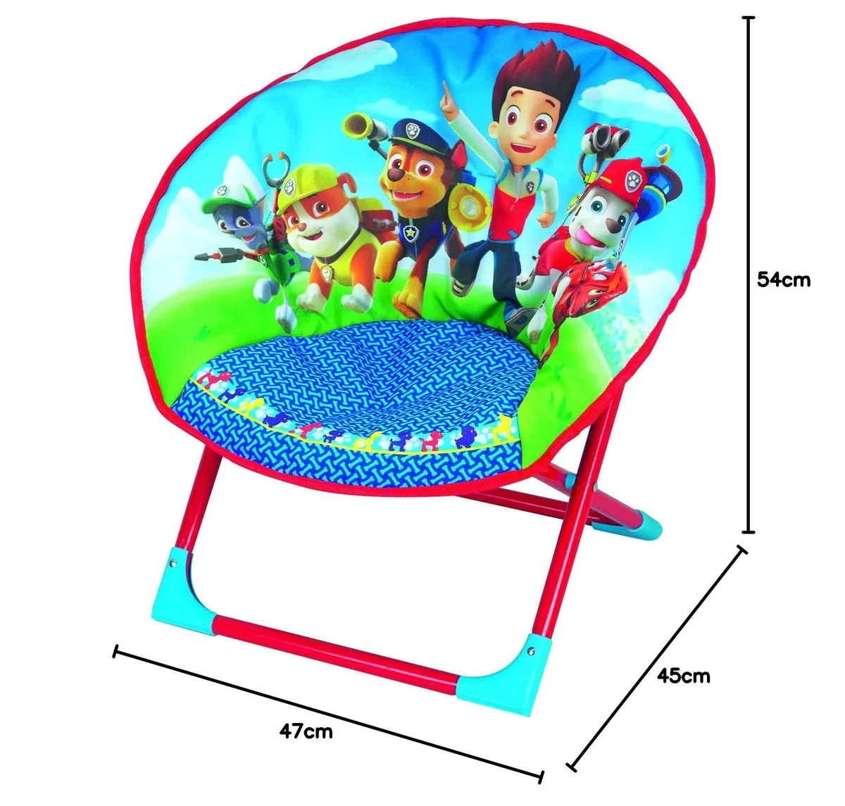 FUN HOUSE 712501 Pat sorveglianza Seggiolino per Bambini, Pieghevole, in Poliestere, Colore: Blu, 54 x 45 x 47 cm.