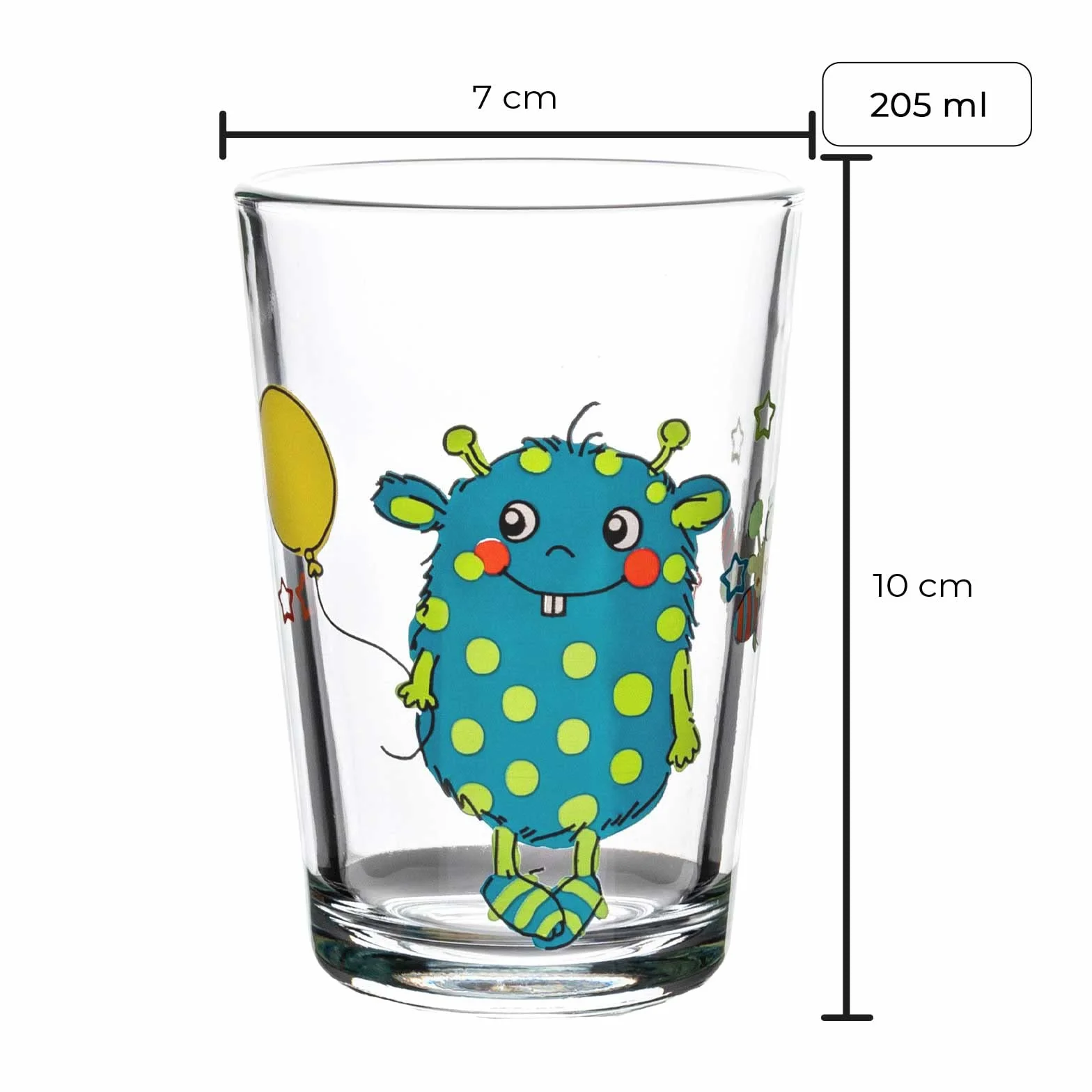 Ritzenhoff & Breker Bicchieri per bambini con motivi animale jungle, forest, 9 pezzi, 205 ml, lavabili in lavastoviglie