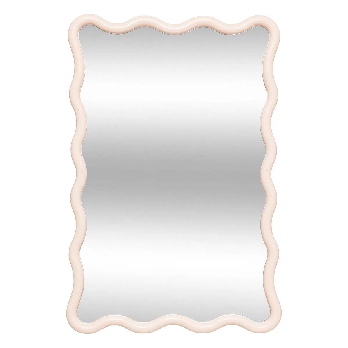 ATMOSPHERA CREATEUR D'INTERIEUR - Specchio a onda beige judy 60x38cm
